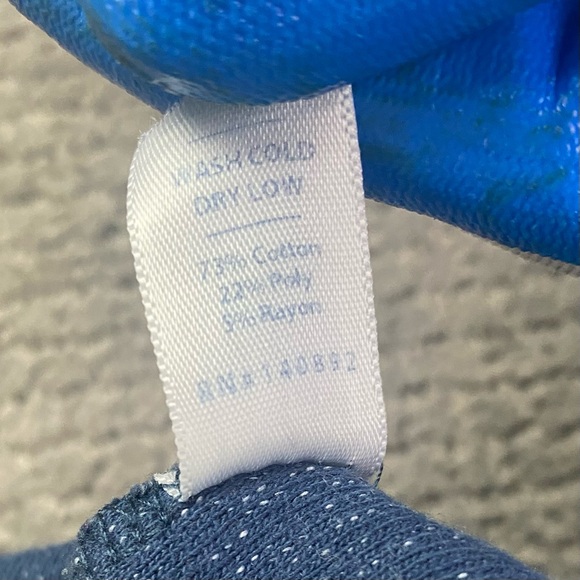 Marine Layer Henley Shirt Men's Medium Heather Blue Clayton 4 Button Pullover - Picture 13 of 13